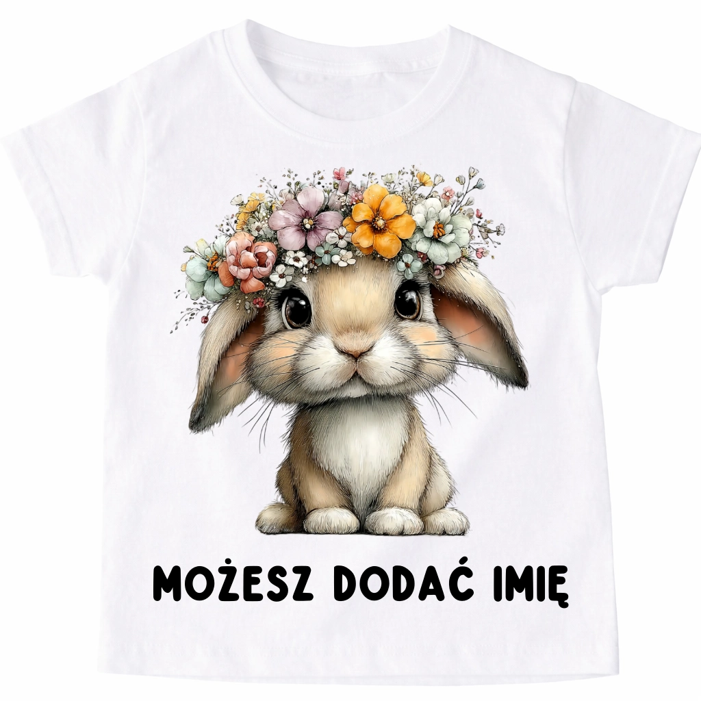 Koszulka z zajączkiem na Wielkanoc - wzór zajączek60-12
