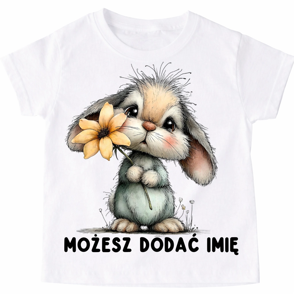 Koszulka z zajączkiem na Wielkanoc - wzór zajączek60-24