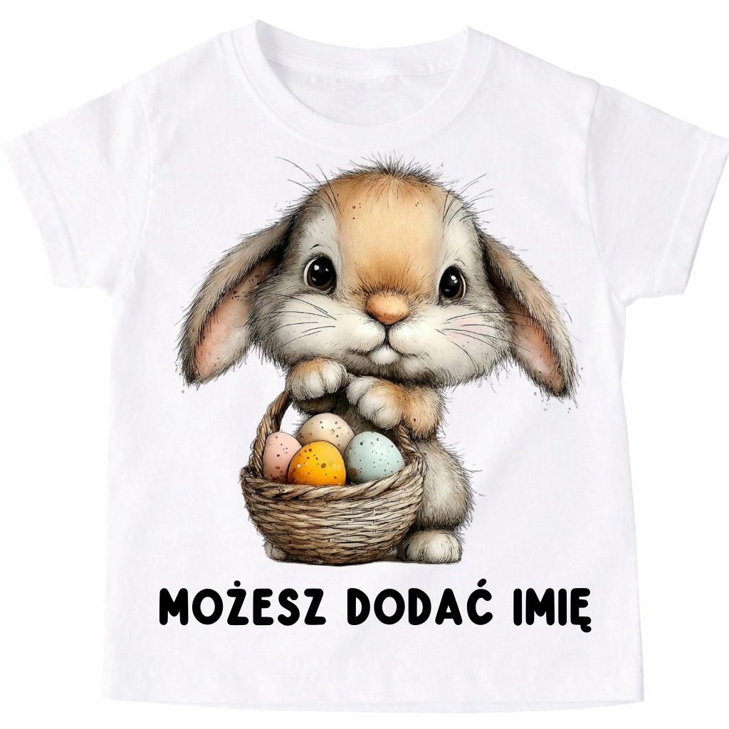 Koszulka z zajączkiem na Wielkanoc - wzór zajączek60-6