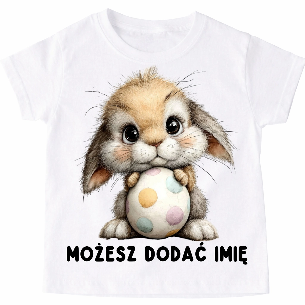 Koszulka z zajączkiem na Wielkanoc - wzór zajączek60-20