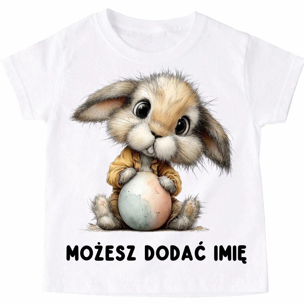 Koszulka z zajączkiem na Wielkanoc - wzór zajączek60-56
