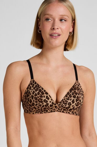 Hunkemöller Biustonosz usztywniany bez fiszbin Mona Brązowy