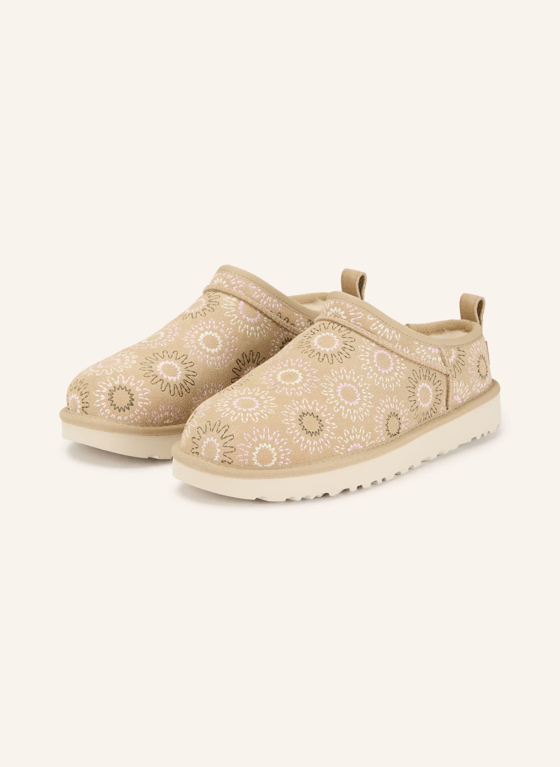 Ugg Kapcie Classic Micro Sun Stitch beige