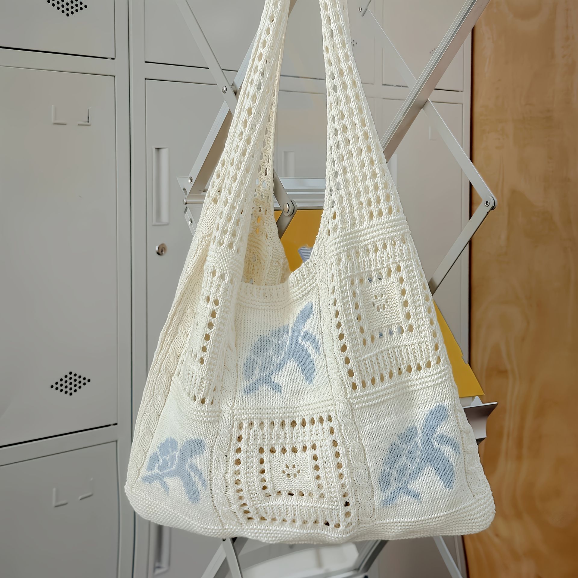 TEMU Ta letnia modna torba plażowa posiada wzór z żółwiem i oferuje dużą pojemność, dzięki czemu idealnie nadaje się na niezobowiązujące wyjścia,