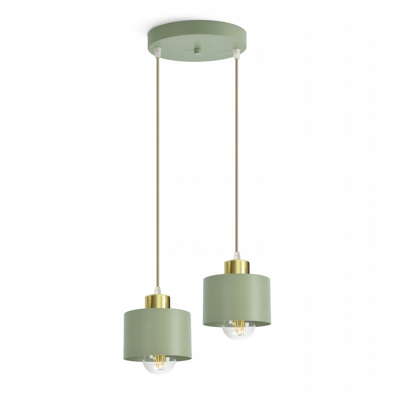 Lampa sufitowa wisząca szałwia 482-EZ2 salon nad stół do kuchni LUXOLAR LED