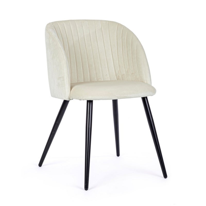 Krzesło do jadalni z włókna syntetycznego, białe