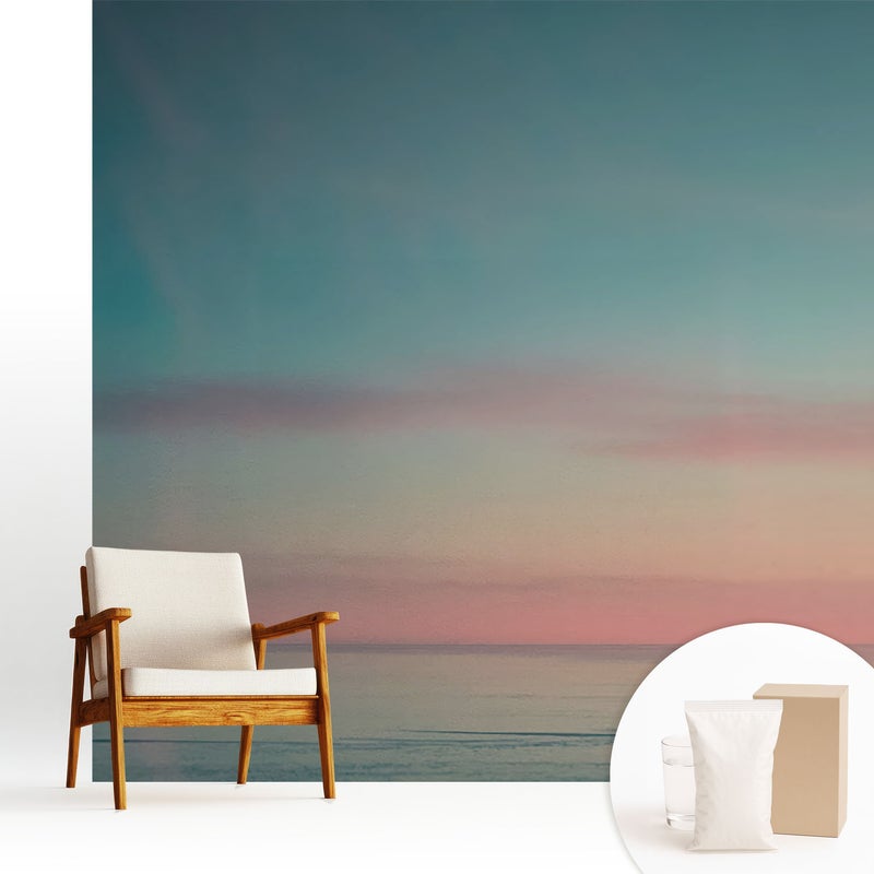 Tapeta z flizeliny stylowa dekoracyjna elegancka nowoczesny motyw wysoka trwałość - Pastelowy pejzaż horyzontalny - 250x250