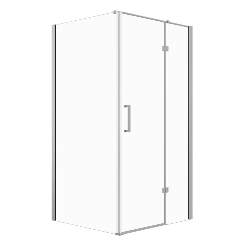 Kabina prysznicowa SEVANTE ROSA 90x90 kwadratowa uchylna chrom ze wspornikiem 1 szt.