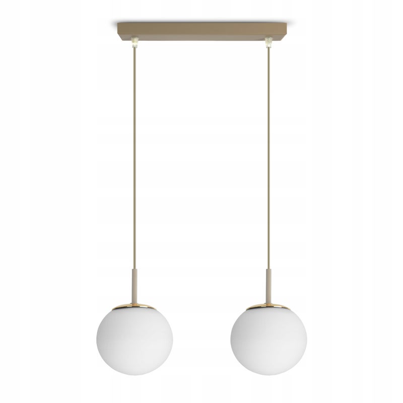 Lampa Sufitowa Wisząca Żyrandol Beżowa Gray Beige 564-BZ2