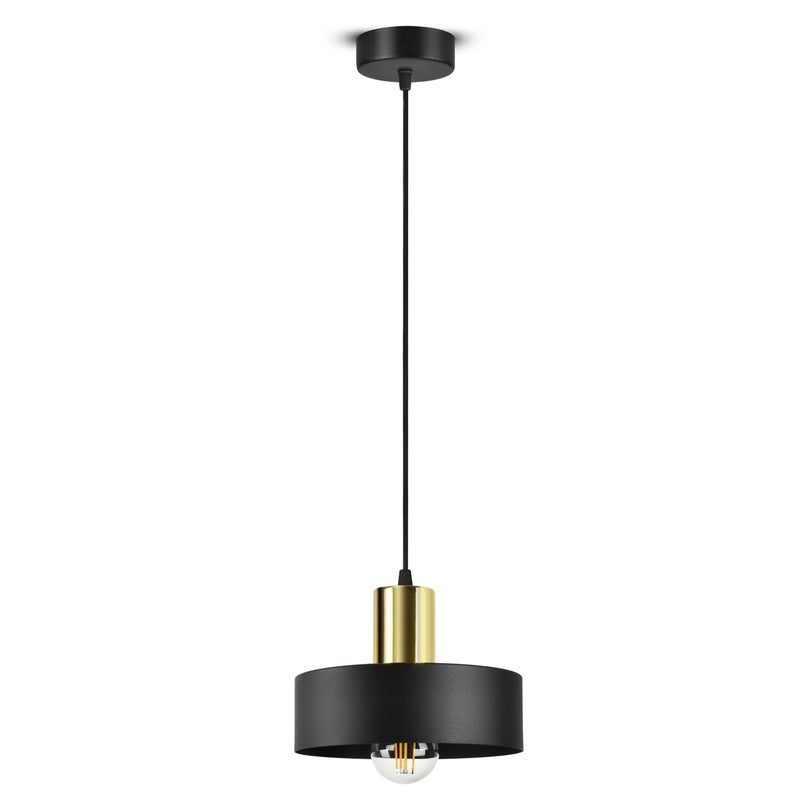 Lampa Sufitowa Wisząca nad Stół Blat Classic Spot Z200 LED E27 Black Gold