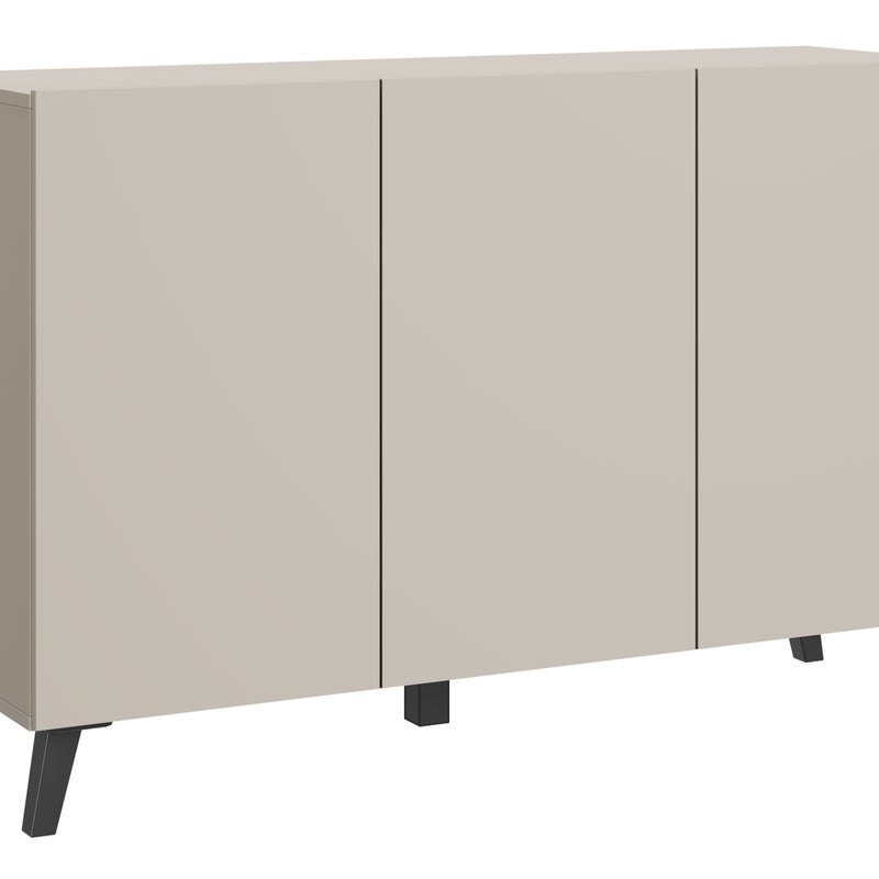Komoda LOKET 120 cm kaszmir/czarne nogi