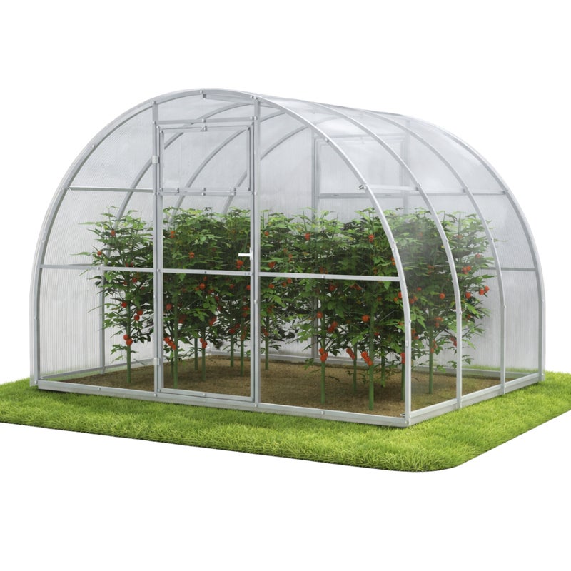 Szklarnia ogrodowa Tunel 3x2 m profile 20x20 poliwęglan 4mm - Szklarnia z poliwęglanu