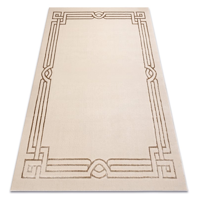 Dywan ALLURE 1907 Grecki, ramka - Strukturalny, stylowy, glamour beż 160x220 cm