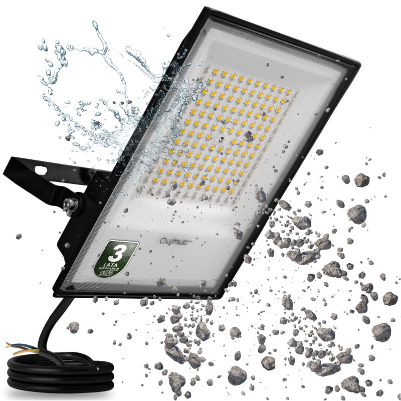 Naświetlacz LED Lumiled Zewnętrzny 100W 11000lm 4000K Neutralna biel IP65 Wodoodporny 1 szt.