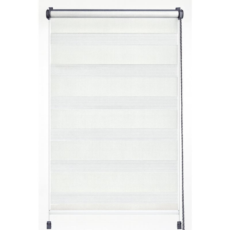 Roleta Dzień i Noc 115X150 biała, profil Antracyt, 1 szt