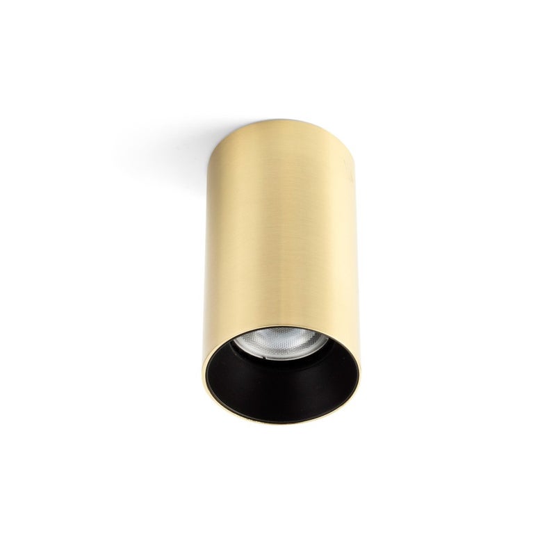 Faro Barcelona - Lampa sufitowa Stan GU10 max 5W - Metal malowany, montaż sufitowy, żarówka nie jest dołączona - Złoty