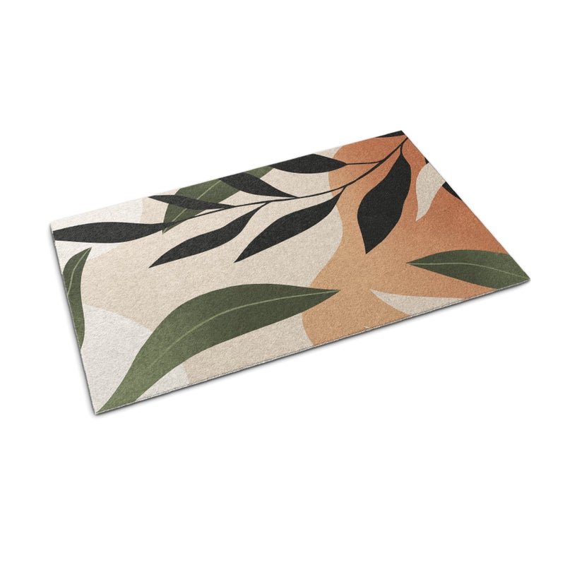 Wycieraczka wejściowa pod drzwi do butów - Stylowa i elegancka 60 x 40 cm Tropikalna abstrakcja Nowoczesny dywanik do wnętrza Tulup