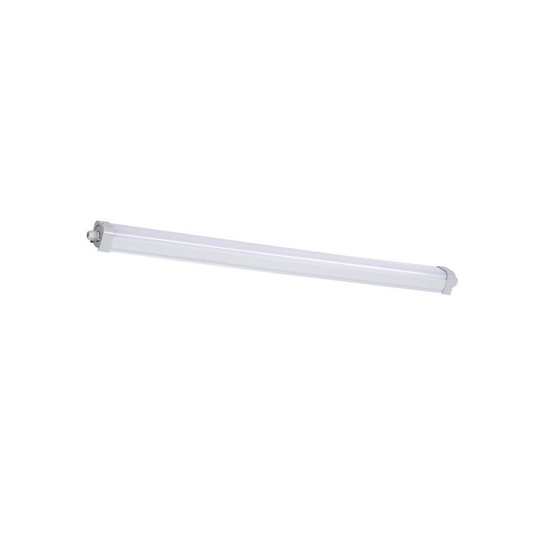 Lampa do garażu piwnicy LED TP STRONG 37W 4000K 5000lm tworzywo sztuczne biało-szara wym:6x125x6,7cm IP65 Kanlux