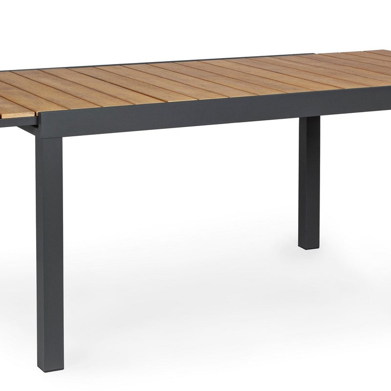 Rozkładany stół aluminiowy z blatem Polywood 140-200X90 Antracyt