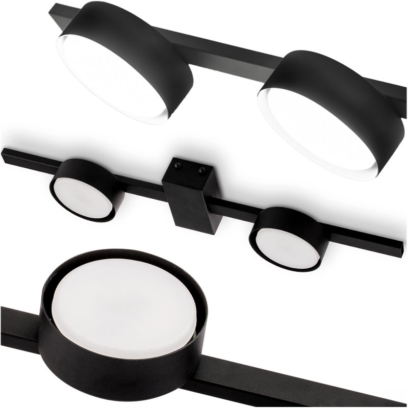 Lampa Sufitowa Lumiled Oprawa Halogenowa LED 2x GX53 Spot Kinkiet Reflektor Ścienna 1 szt.