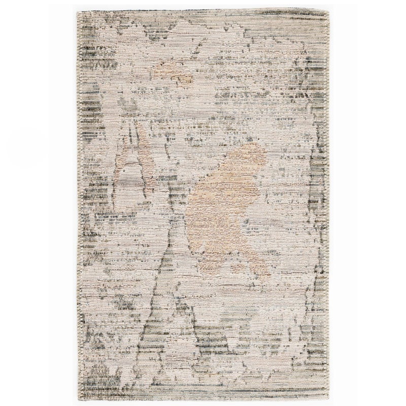 Dywan Wełniany Sahara 60x100 cm Abstrakcyjny Vintage Beżowy