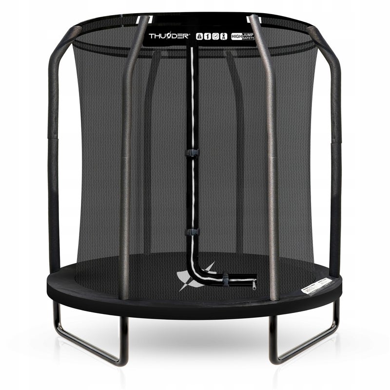 Trampolina dla dzieci do domu mała 4.5FT 140CM bezpieczna siatka Thunder