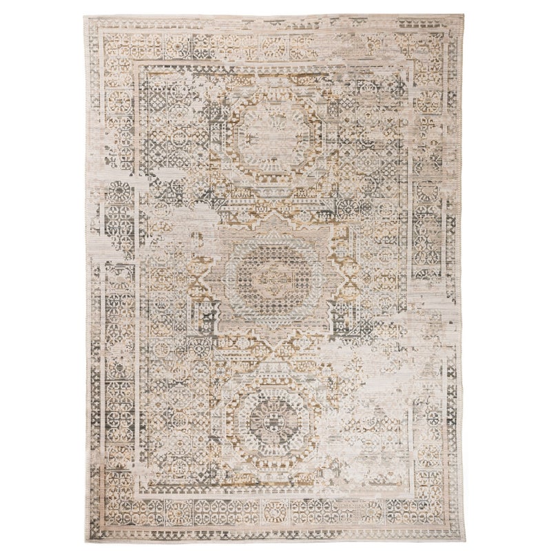 Dywan Wełniany Sahara 200x285 cm Klasyczny Vintage Beżowy