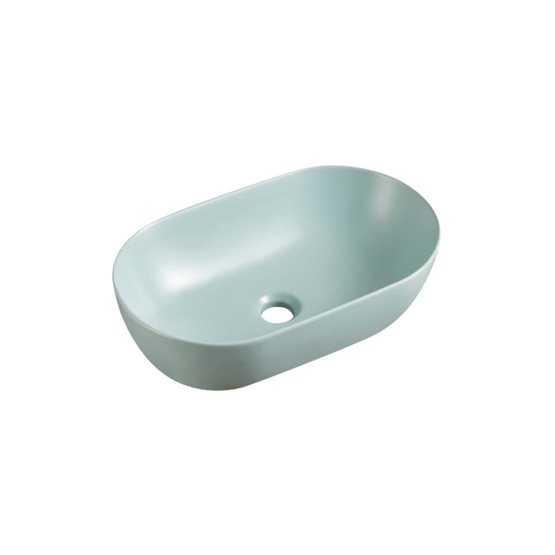 Umywalka nablatowa Uptrend SPARROW owalna, Sage Mist mat 1 szt.