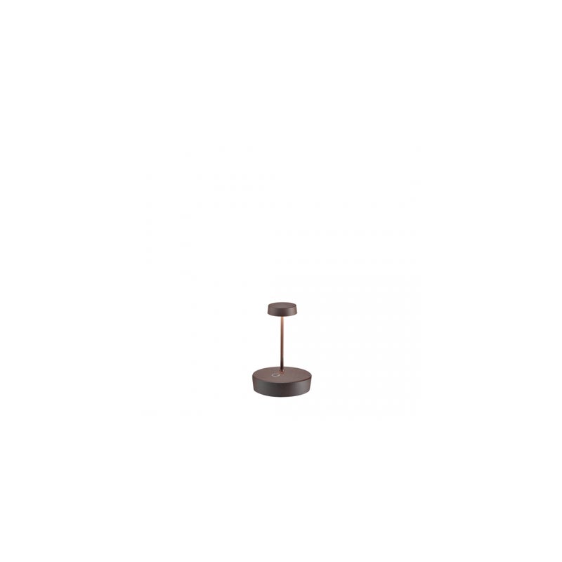 Lampa stołowa LED Swap Mini Pro Corten z możliwością ładowania i ściemniania