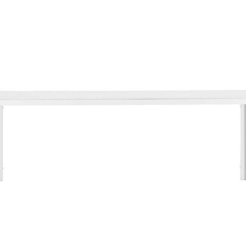 Break stół ogrodowy 90x205cm biały.