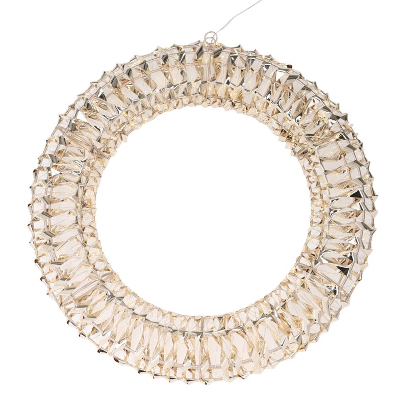 Wieniec swietlny LED cieply bialy Wieniec swiateczny timer 720 LED Dekoracja swi