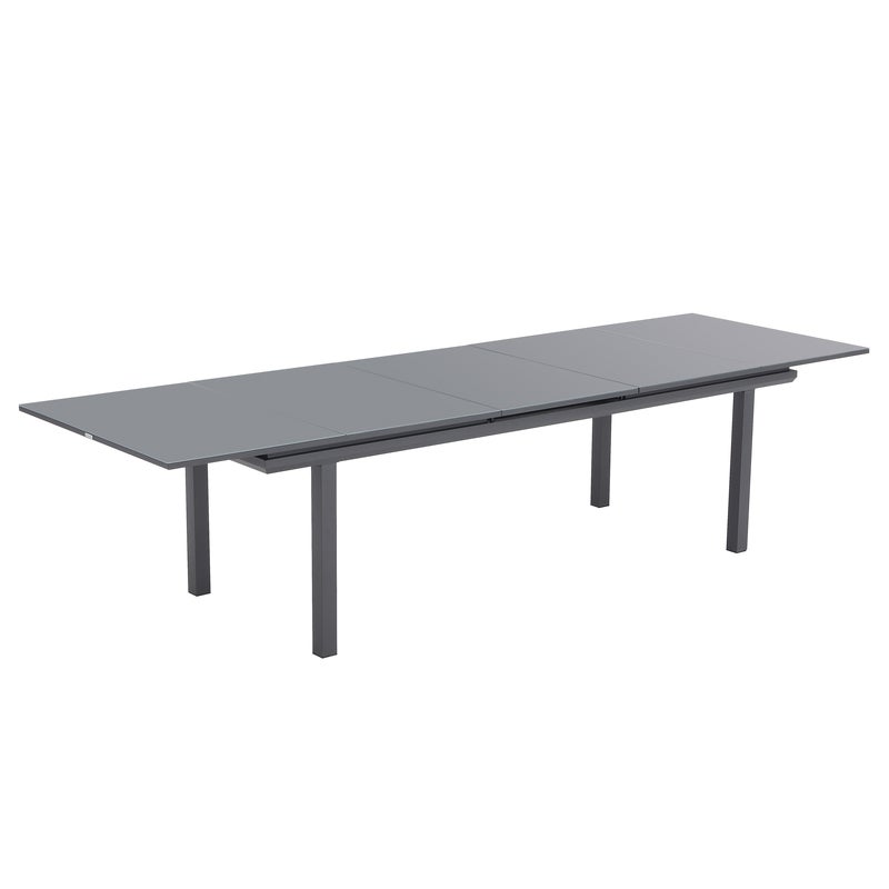 Rozkładany stół ogrodowy Odyssea+ 8-12 osób antracyt Naterial