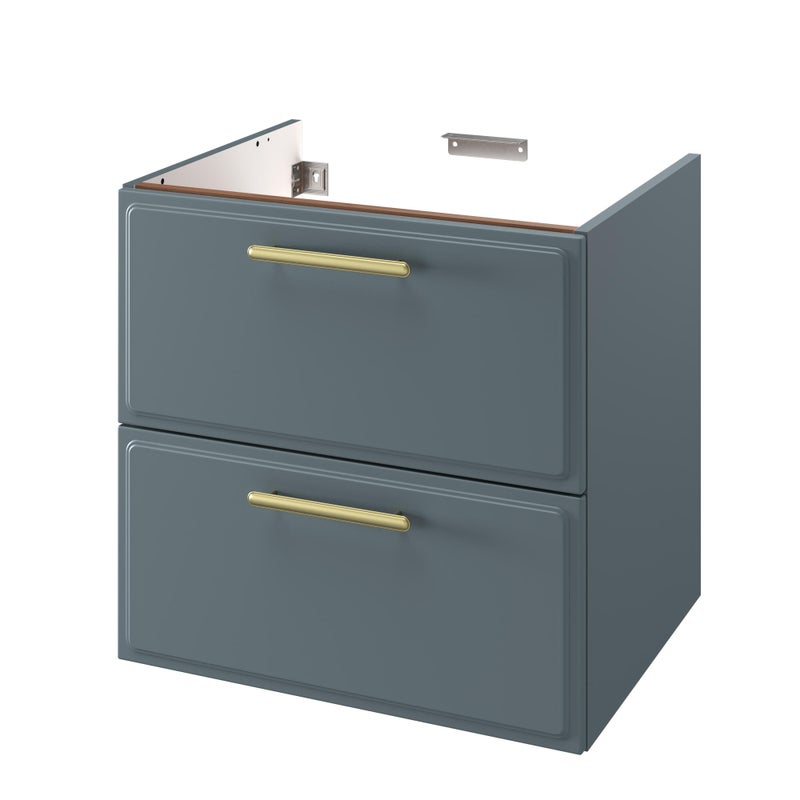 Szafka pod umywalkę Pearl 2 szuflady Agave 60 cm zielona Sensea