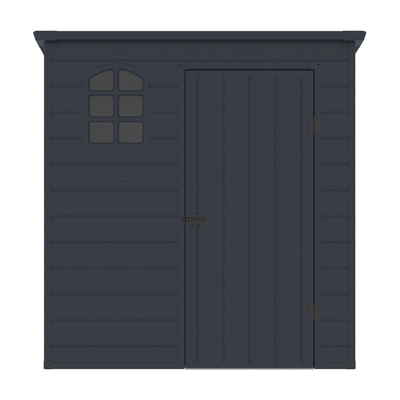 Schowek ogrodowy z antracytowej żywicy 2,09 m² - NERIO