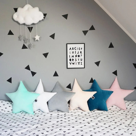 SZARA poduszka gwiazda Velvet