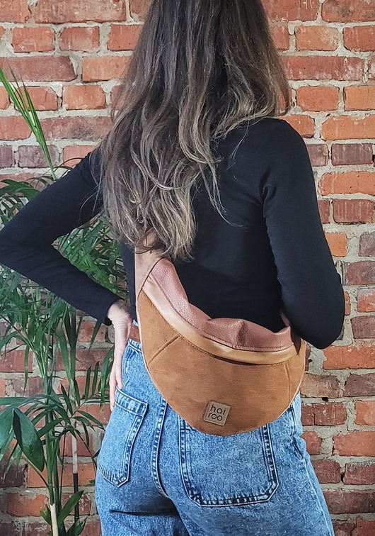 Nerka Haruruda brąz eko skóra vegan