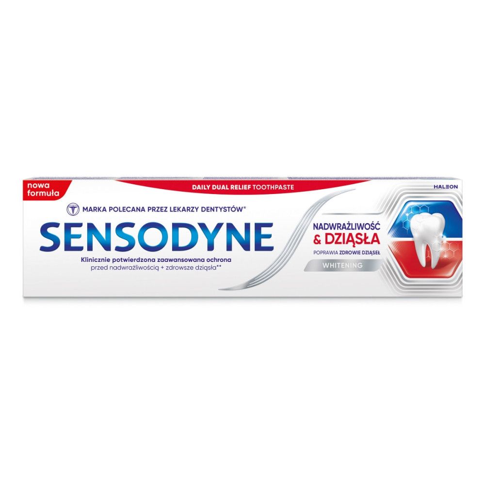 Sensodyne Nadwrażliwość i Dziąsła pasta do zębów 75 ml - pasta do zębów