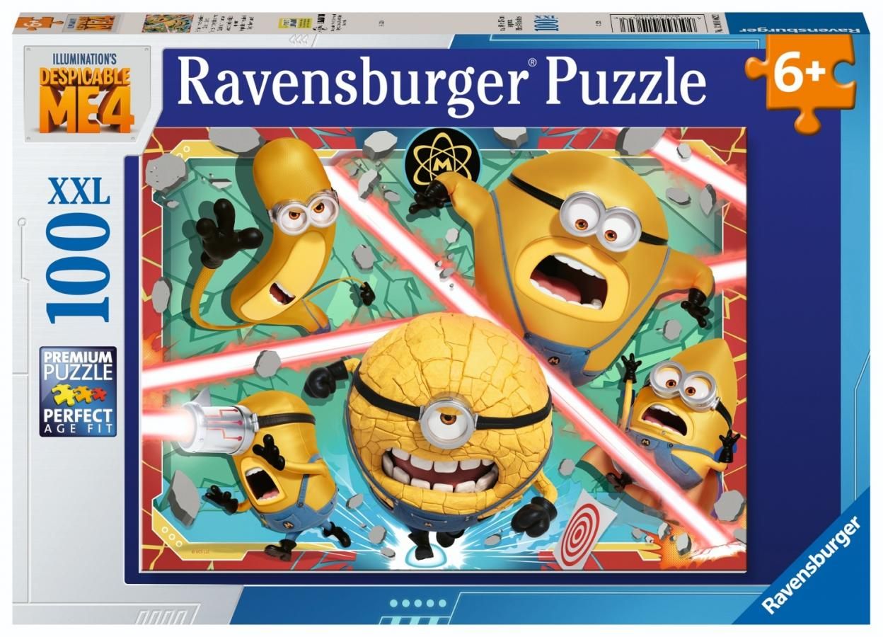 Puzzle 100 Minionki 4 Ravensburger - puzzle