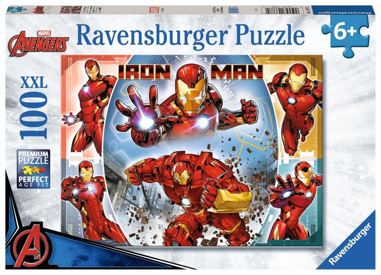 Puzzle 100 Marvel Iron Man Ravensburger - puzzle