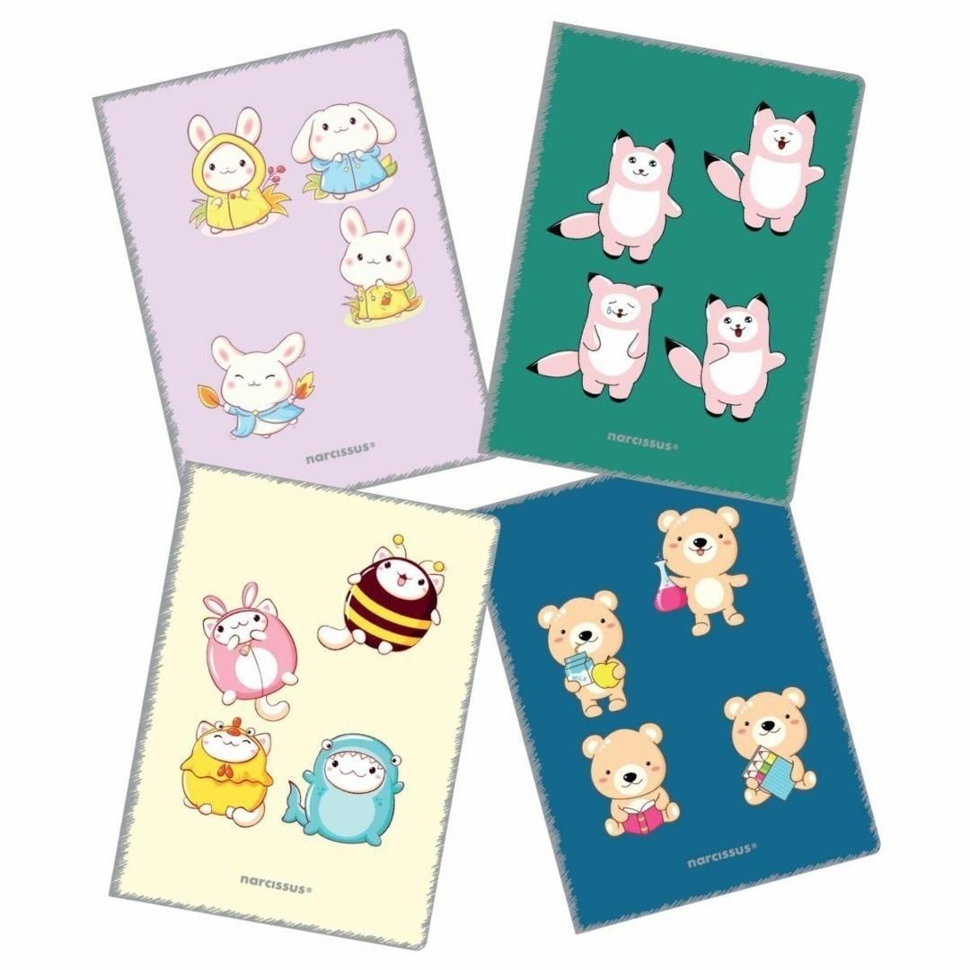 Zeszyt A432k kratka 80g (4 szt) Narcissus - zeszyt