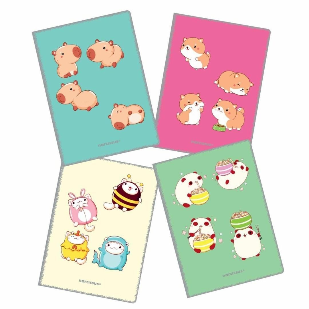 Zeszyt A460k kratka 80g (4 szt) Narcissus - zeszyt