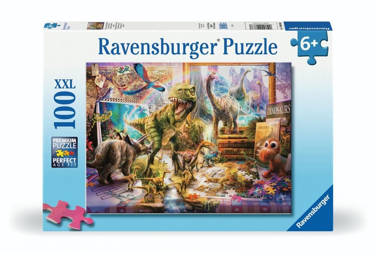 Puzzle 100 Dinosaur Escape Ravensburger - puzzle