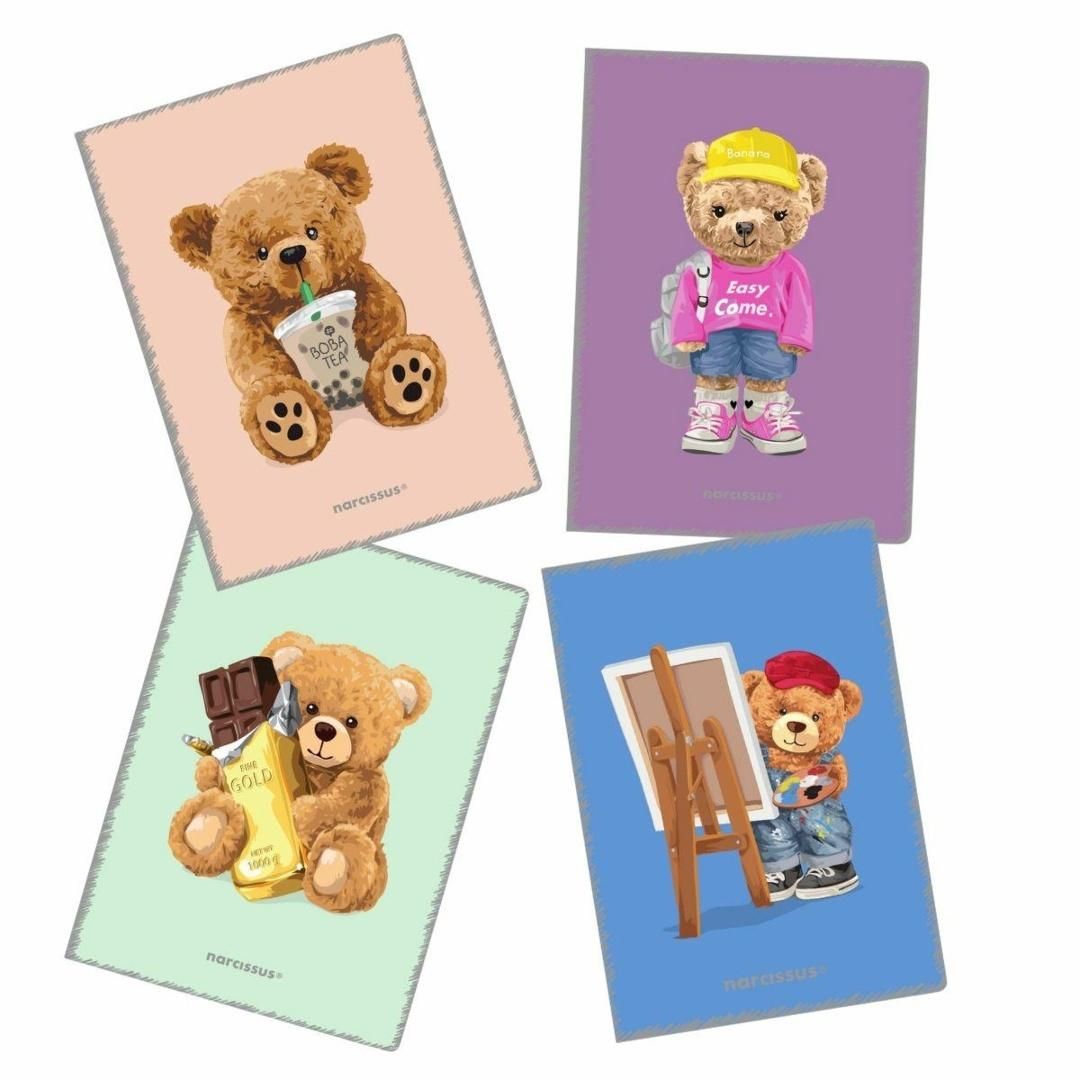 Zeszyt A432k kratka 80g (4 szt) Narcissus - zeszyt