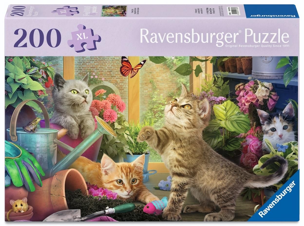 Puzzle 200 Cheeky Cats Ravensburger - puzzle