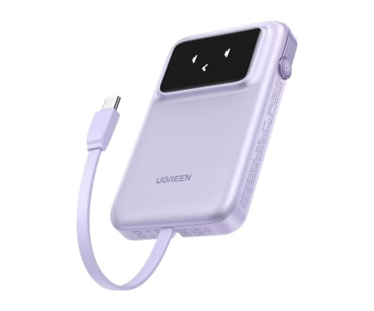 UGREEN Powerbank magnetyczny 10000mAh Uno PB511 USB+USB-C kabel 30W