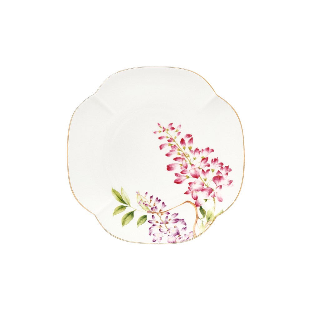 Talerzyk deserowy porcelanowy 16,5 x 16,5 cm SENSUAL GARDEN