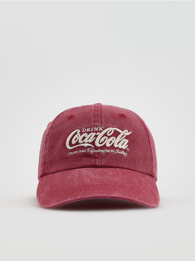 Reserved - Czapka Coca-Cola - czerwony