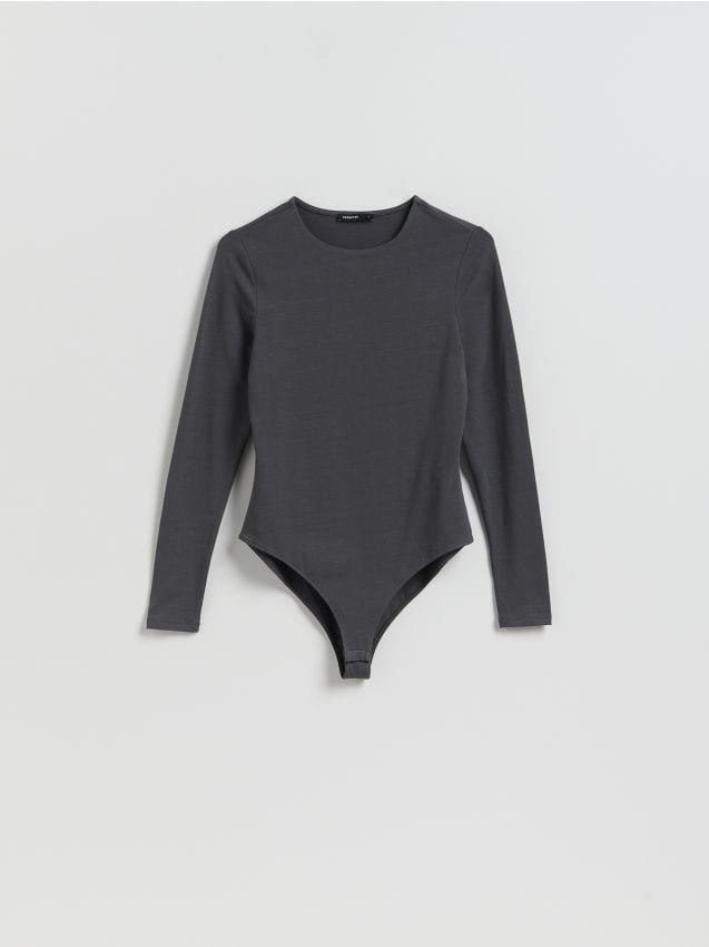 Reserved - Gładkie body - ciemnoszary