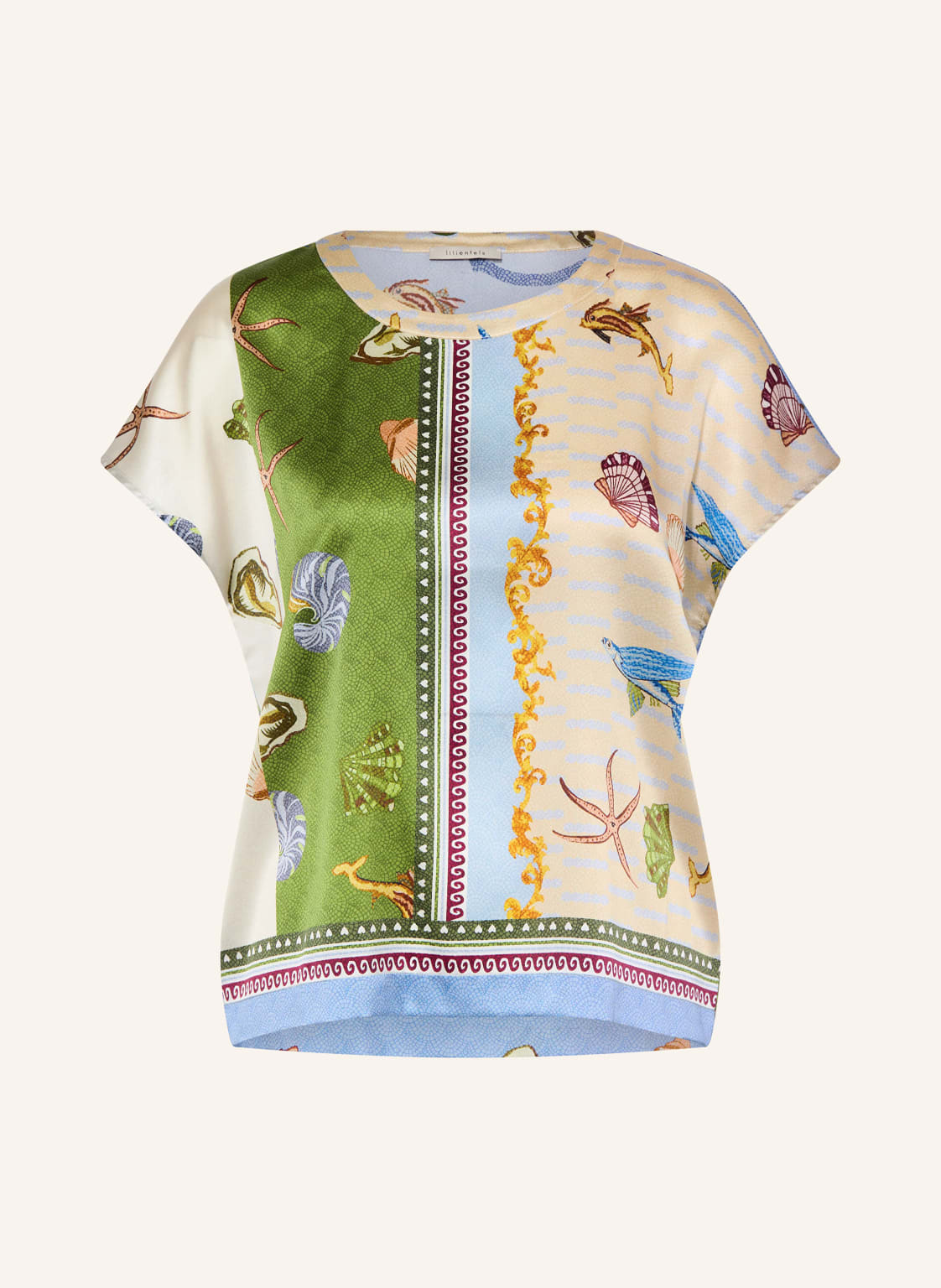 Lilienfels Bluzka Z Jedwabiu weiss