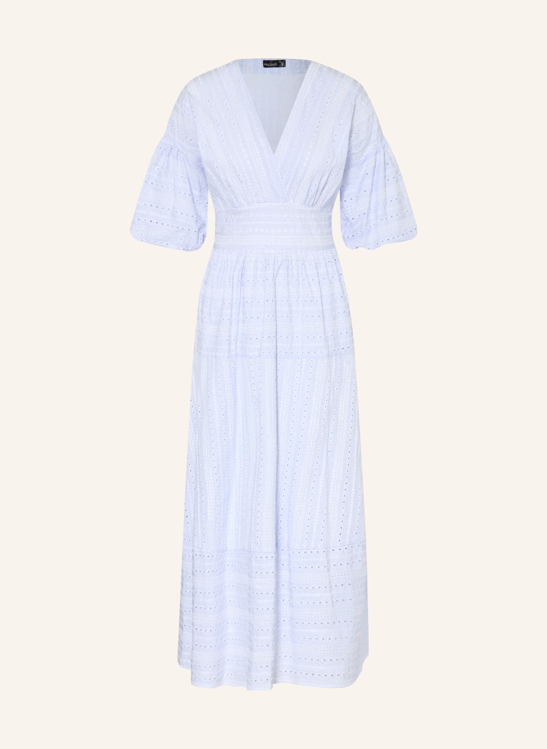 Van Laack Sukienka Vl-Kamela-Sge Z Koronki Ażurowej blau